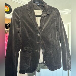 Brown corduroy blazer
